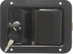 喷塑黑漆工具箱盒锁内藏式方锁GL-12126