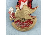 生产销售鸡年运动会奖牌、电镀金银铜奖章、2017年马拉松奖牌