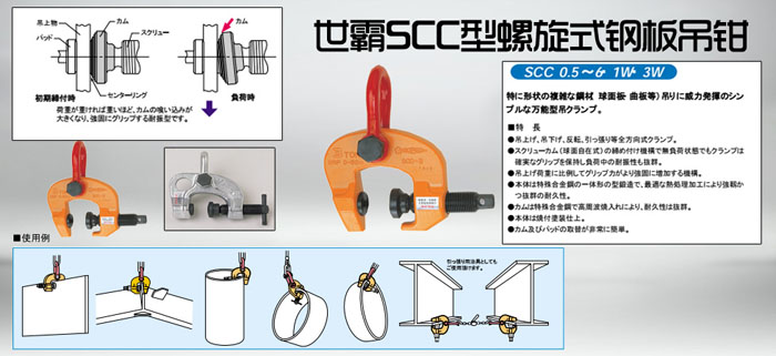 SCC型世霸螺旋式钢板钳