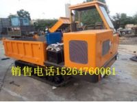 揭陽履帶自卸運(yùn)輸車價(jià)格 雙缸3噸履帶翻斗車