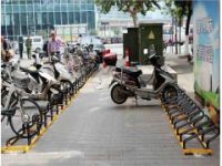 自行車(chē)停車(chē)架，單車(chē)停放架，不銹鋼自行車(chē)停車(chē)架