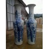 供应1.8米陶瓷大花瓶 手绘青花陶瓷大花瓶