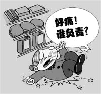瓷磚滑倒